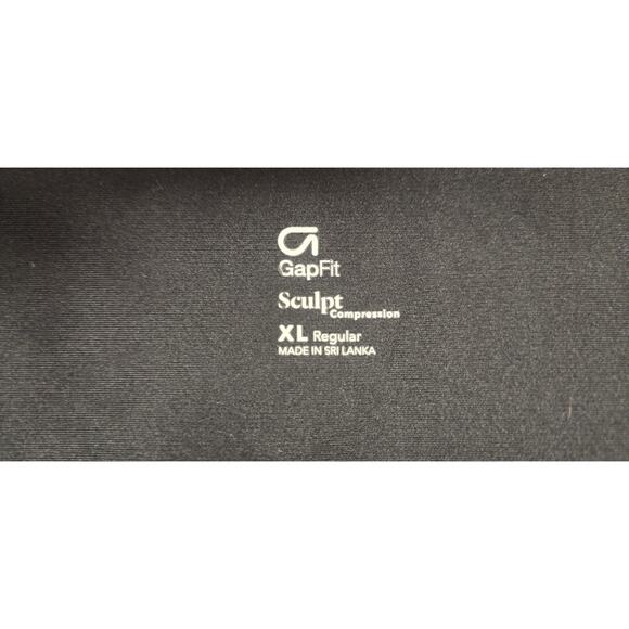 Gap Activewear Sculpt Compression Workout Pants/ Top Black Size XL - Picture 13 of 16